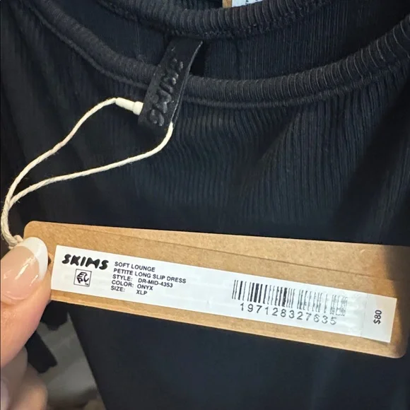 SKIMS SOFT LOUNGE PETITE LONG SLIP DRESS - Picture 7 of 12